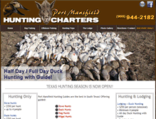 Tablet Screenshot of portmansfieldhunting.com